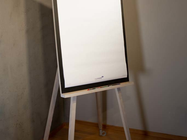 Flipchart aus Massivholz